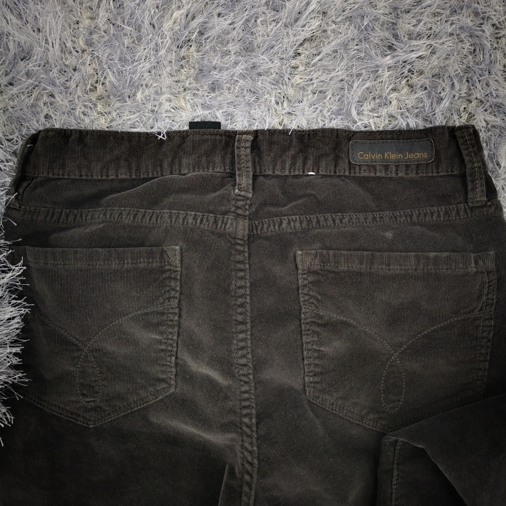 Calvin Klein EUC Jeans Womens 6 Corduroy Straight - Picture 6 of 10